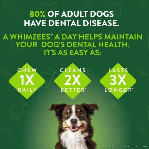 Whimzees Rice Bone Natural Dental Chew