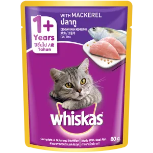 Whiskas Pouch Mackerel 80g