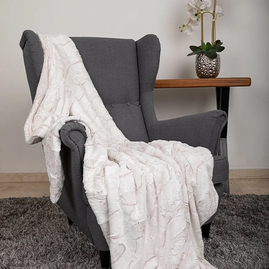 Whisper Dog Blanket Baby Pink