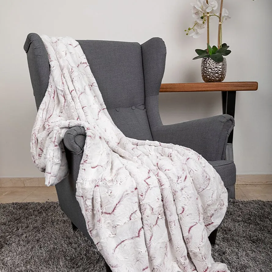 Whisper Dog Blanket Merlot
