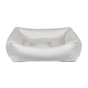 Winter White Dream Fur Scoop Dog Bed