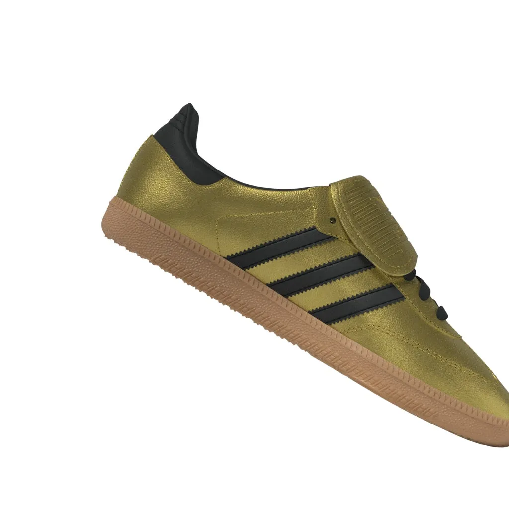 Women's adidas Samba LT Gold Metallic/Core Black/Gum 3 JH5708