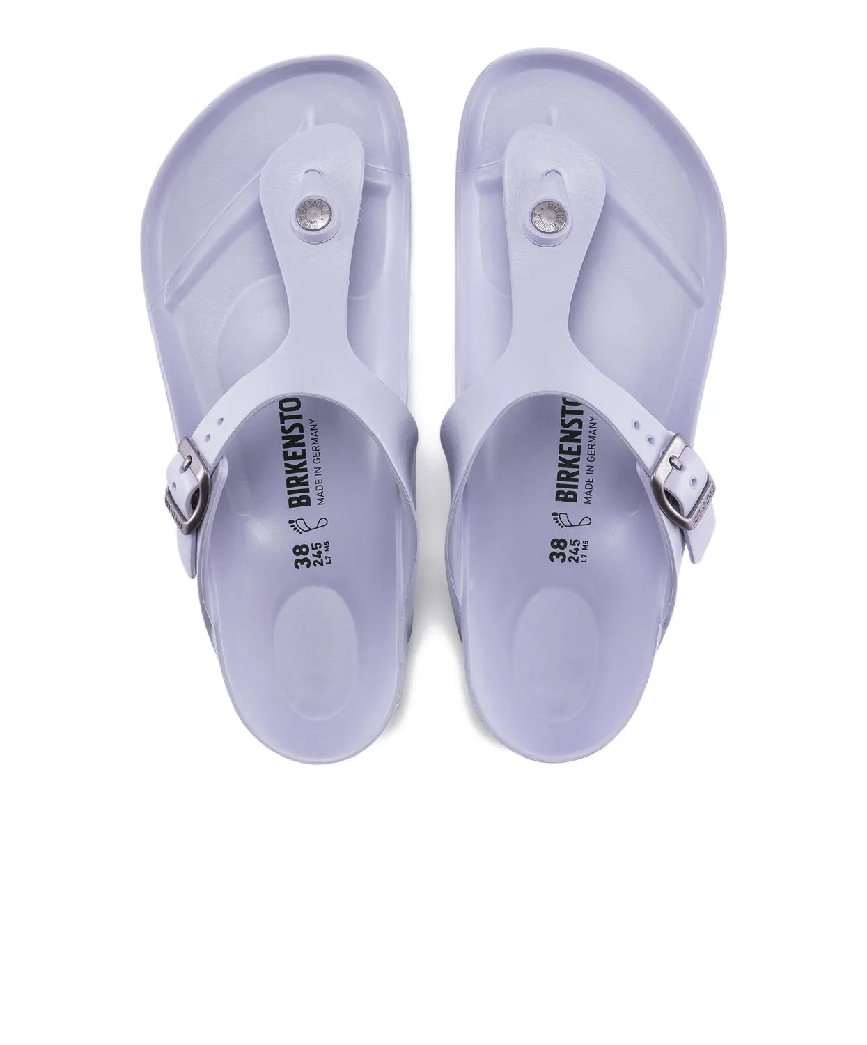 Womens Birkenstock Shoes Birkenstock Gizeh EVA Beach Purple Fog Sandals