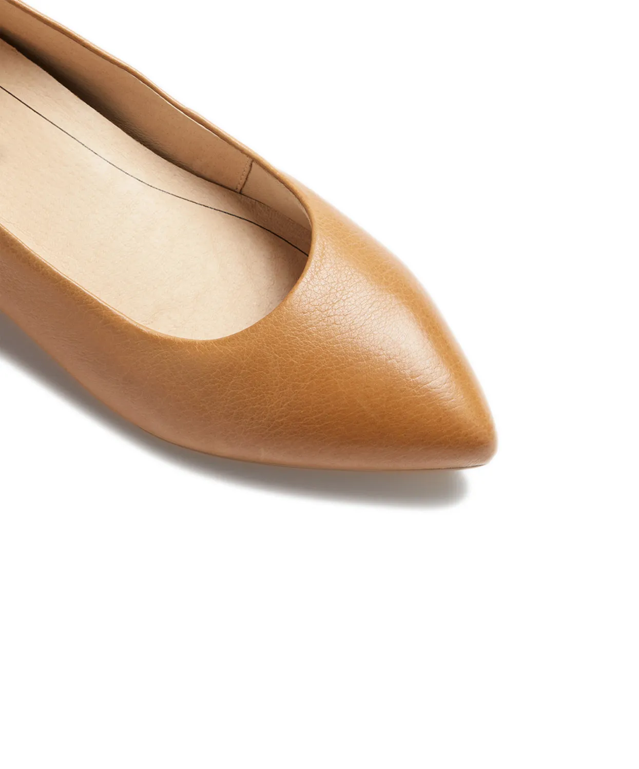 Womens Frankie4 Shoes FRANKIE4 Poppy Flats Tan