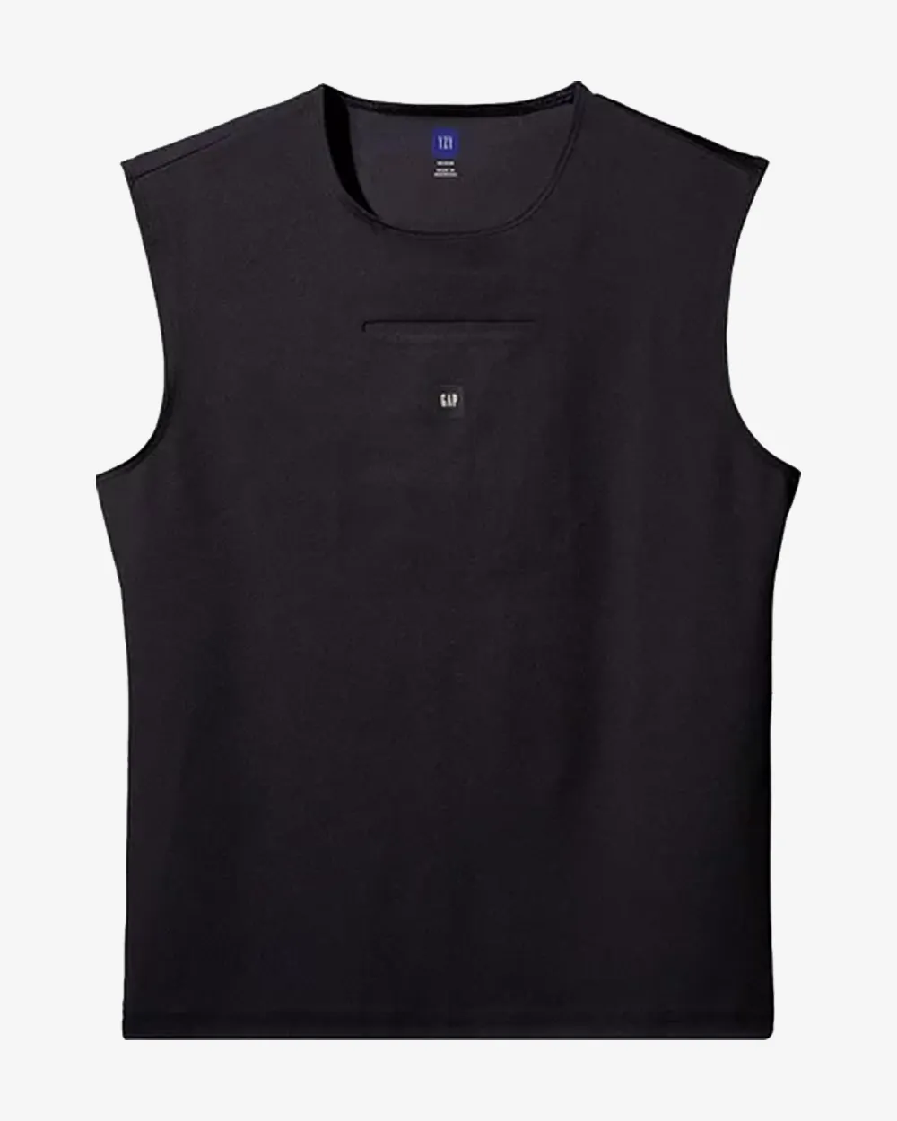 YEEZY X GAP ENGINEERED BY BALENCIAGA SLEEVELESS SECOND SKIN BLACK TANK