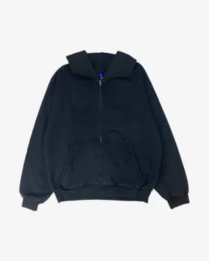 YEEZY X GAP ZIP UP HOODIE BLACK