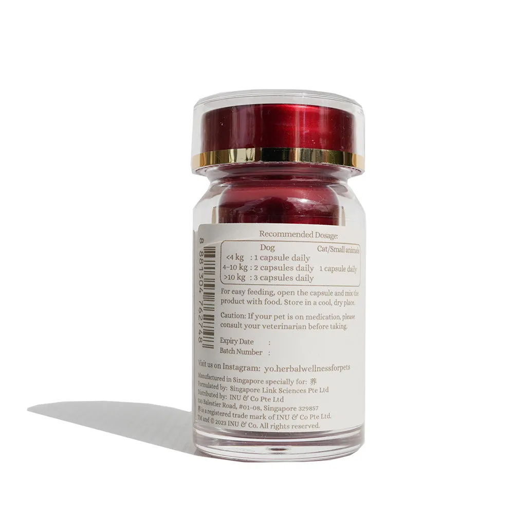 Yo Organic Cordyceps for Pets 30caps
