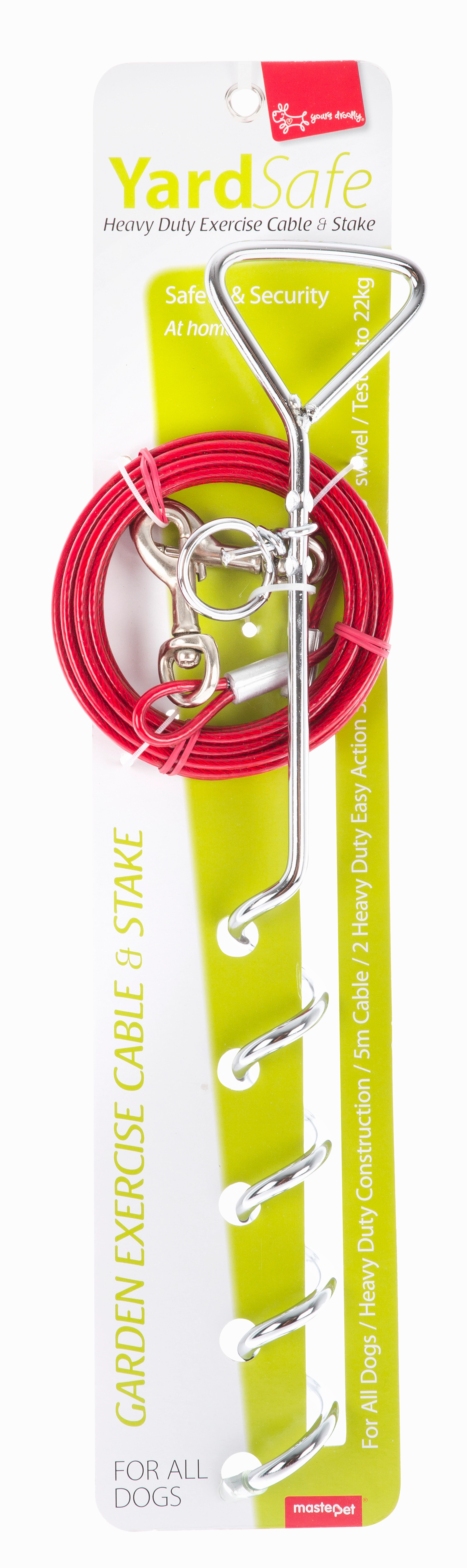 Yours Droolly - Garden Exercise Cable & Stake (5M)