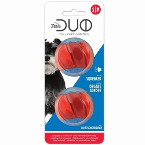 Zeus Duo Ball Toy; Squeaker