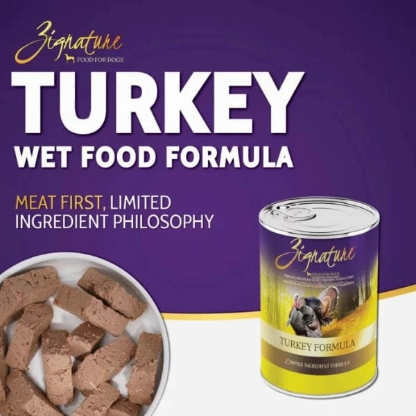 Zignature Limited Ingredient Turkey Formula Wet Dog Food