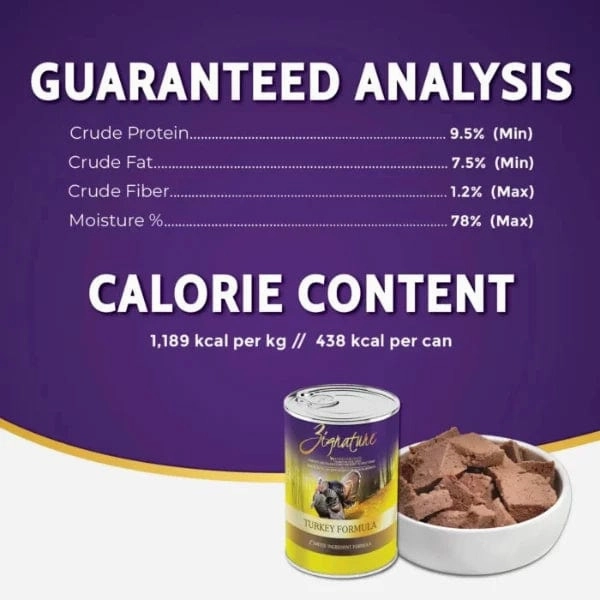 Zignature Limited Ingredient Turkey Formula Wet Dog Food