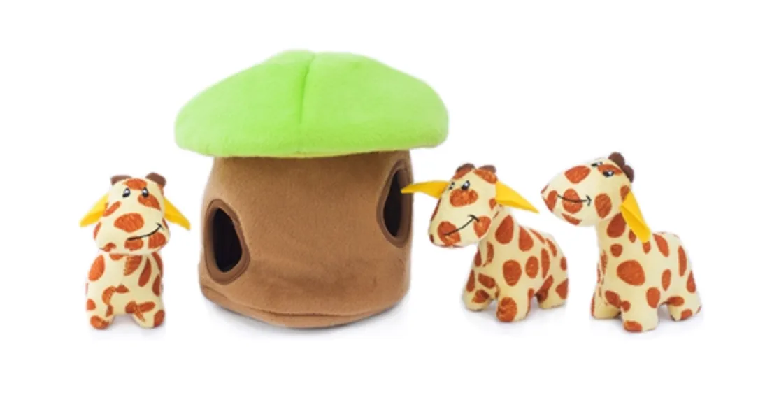 Zippy Paws Zoo Friends Giraffe Lodge