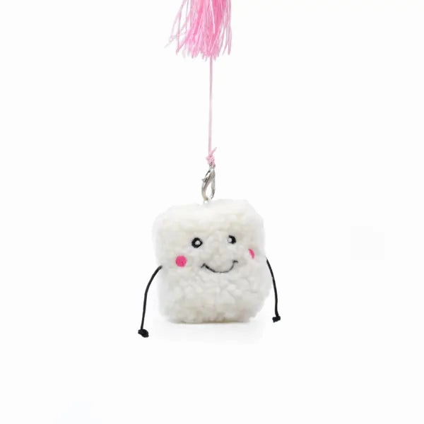 ZippyClaws ZippyStick - Marshmallow Cat Toy
