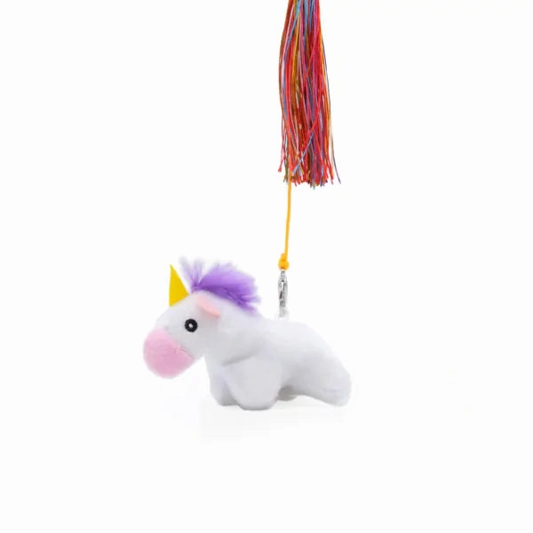 ZippyClaws ZippyStick - Unicorn Cat Toy