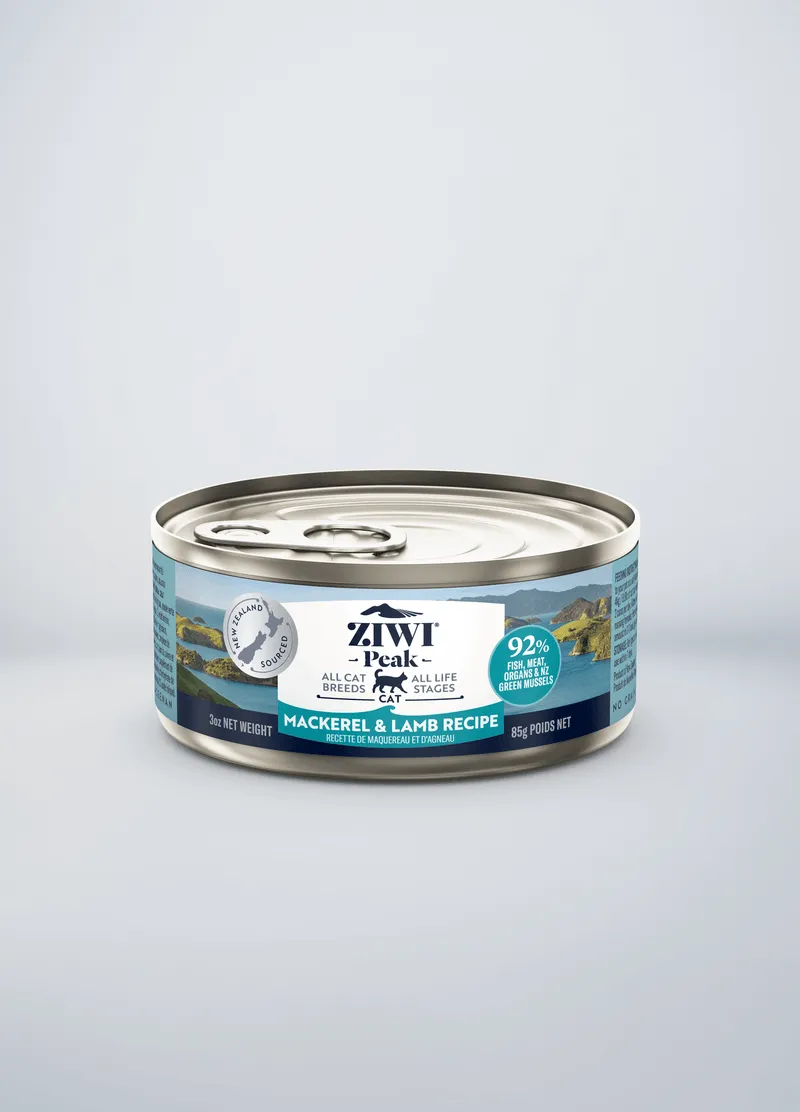 ZIWI Peak Grain Free Mackerel & Lamb Recipe Canned Cat Food