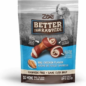 Zo Better than Rawhide BBQ Chicken Bones, Mini