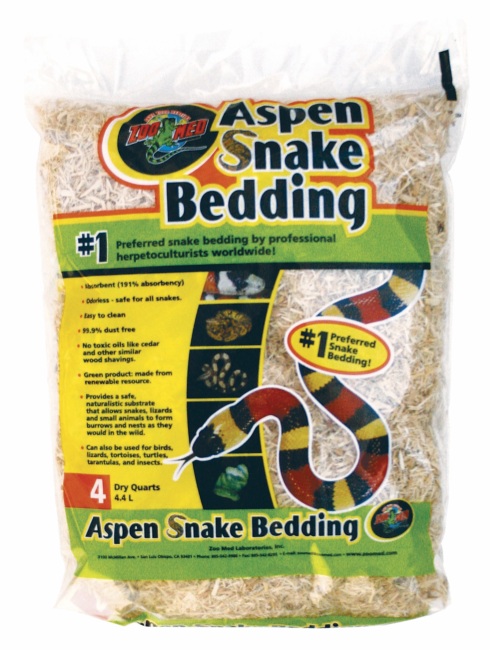 Zoo Med - Aspen Snake Bedding (4.4L)