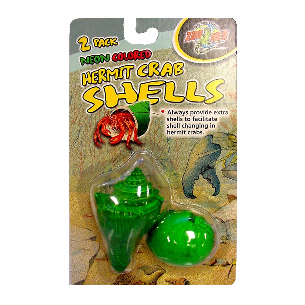 Zoo Med - Hermit Crab Neon Shells (2pk)