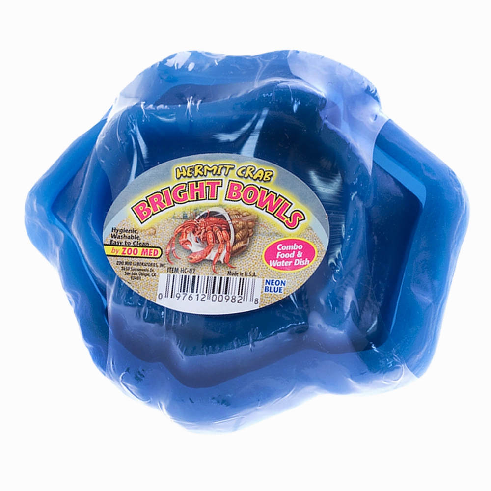 Zoo Med - Hermit Crab Water/Food Bowl Blue (2pk)