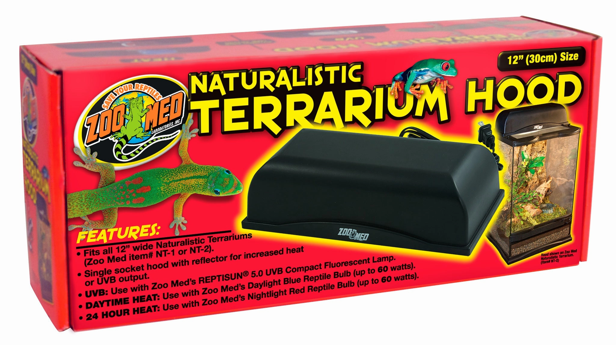 Zoo Med - Naturalistic Terrarium Hood (30cm)