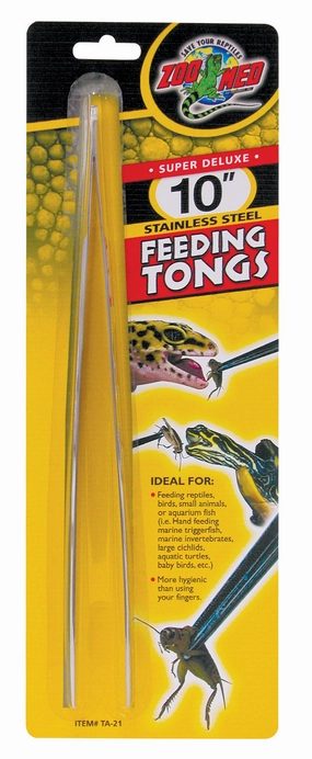 Zoo Med - Stainless Steel Feeding Tongs (10inch)